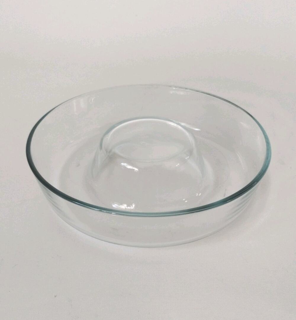 Vintage 9" PYREX Corning Glass Jello Mold Bundt Pan Ring - France 22cm